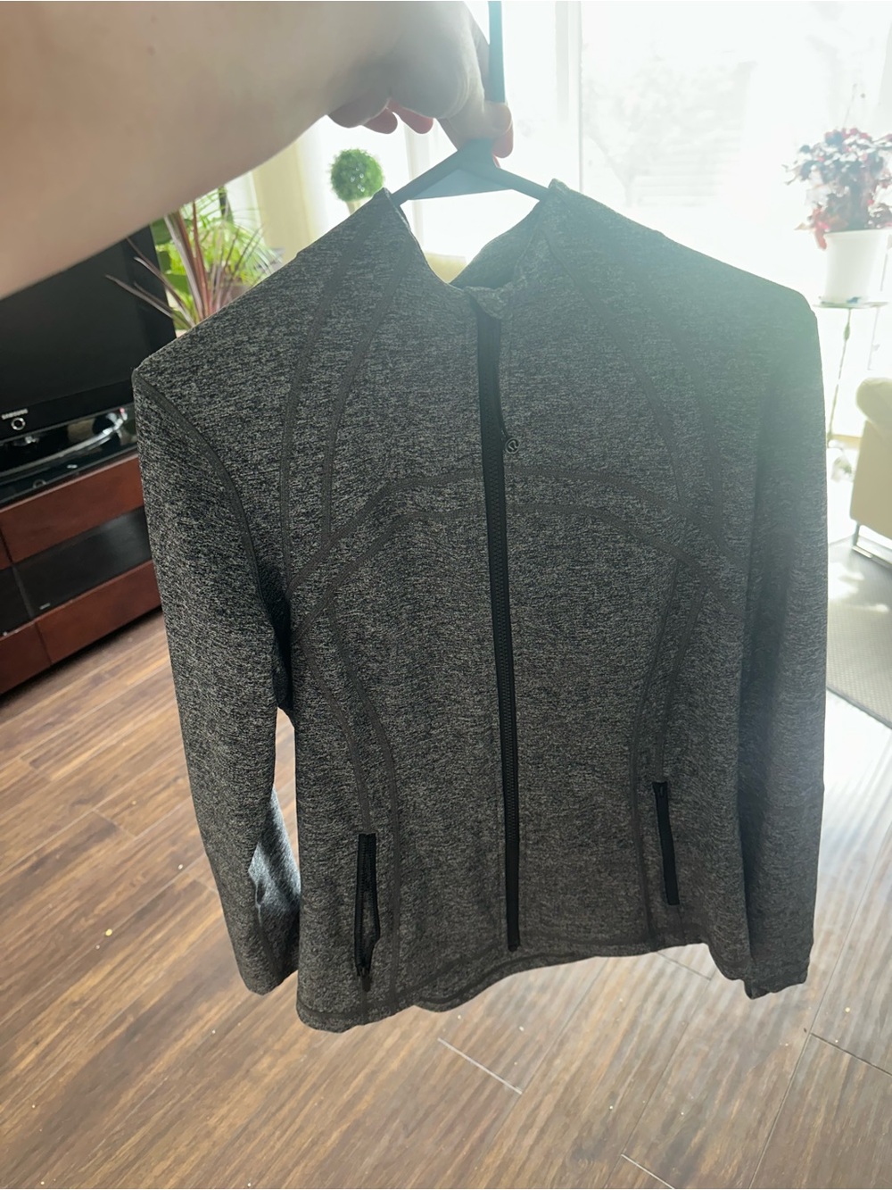 lululemon athletica Gray Full-Zip Jacket
